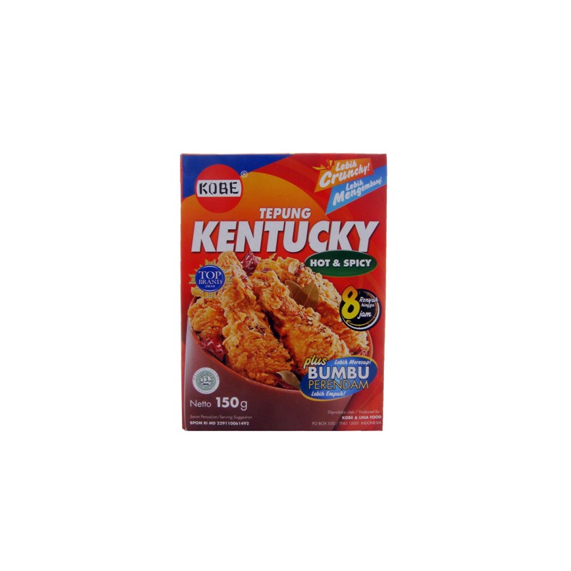 Farine poulet frit épicée – Kobe Hot & Spicy 150g